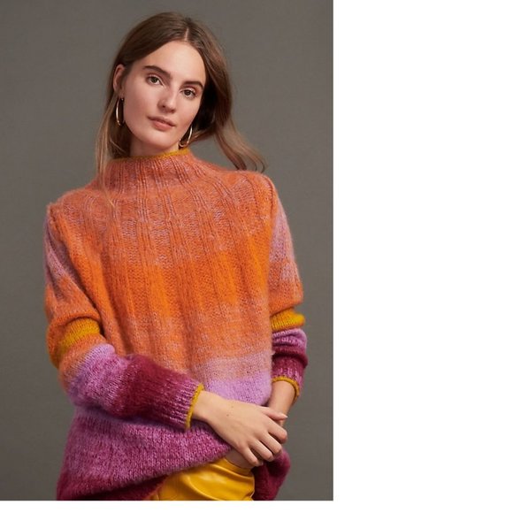 Anthropologie Perri Ombre Tunic Sweater - Picture 4 of 6